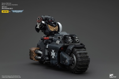 JoyToy WH40K Space Marines Black Templars Outrider Valtus