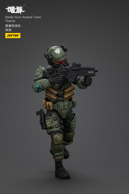 JOYTOY Action Figure Dark Source Stellar Scar Assault Team