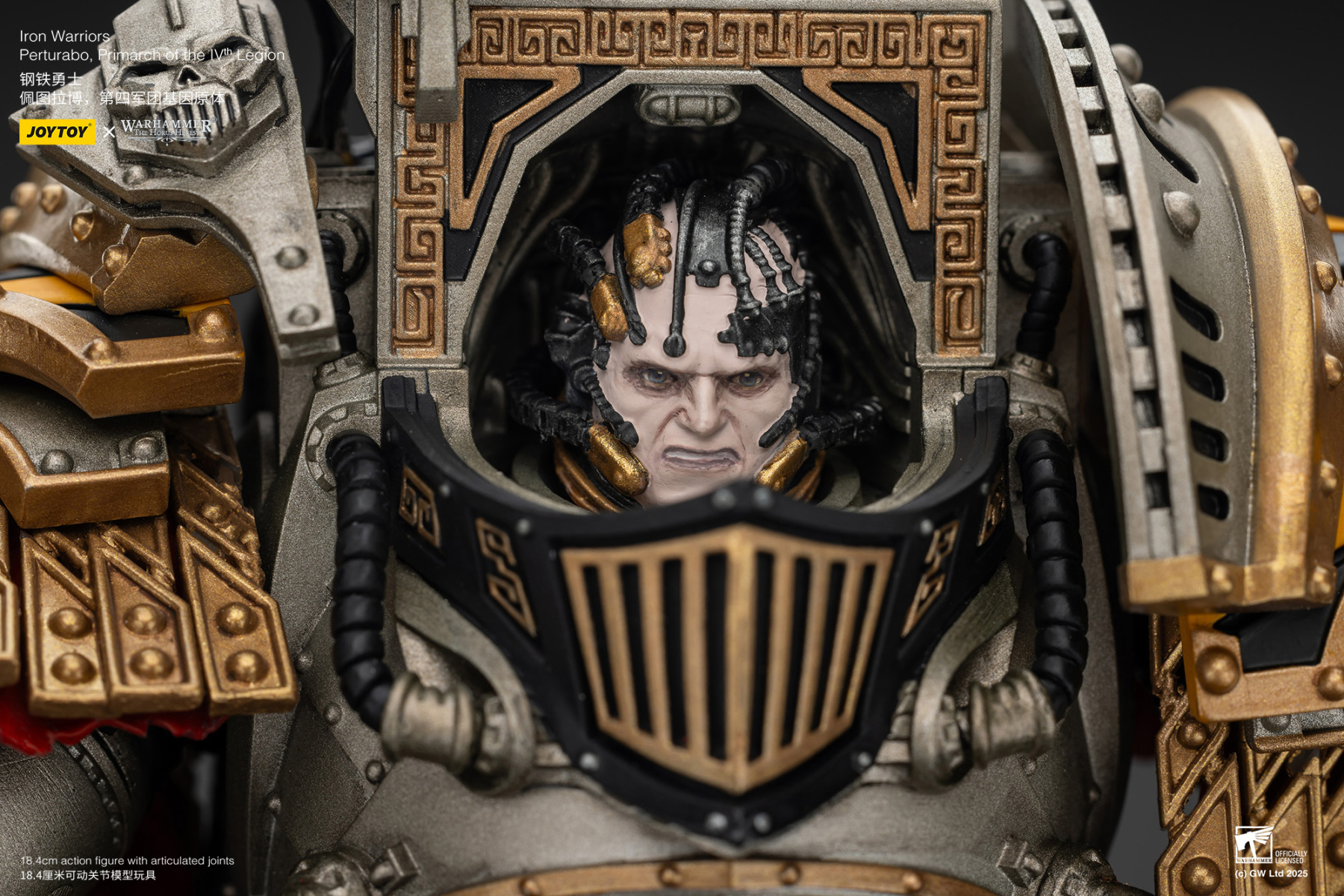 JoyToy WH40K Iron Warriors Perturabo, Primarch of the lVth Legion