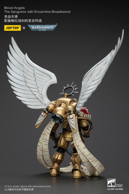 JoyToy WH40K Blood Angels The Sanguinor with Encarmine Broadsword