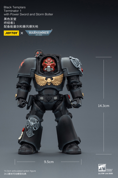 JoyToy WH40K Space Marines Black Templars Terminator Squad
