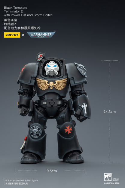 JoyToy WH40K Space Marines Black Templars Terminator Squad