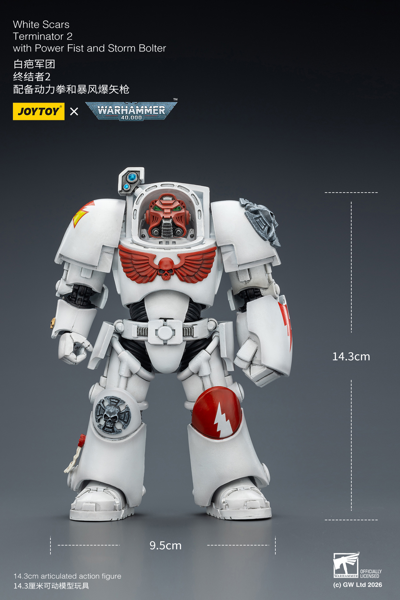 JoyToy WH40K White Scars Terminator Squad