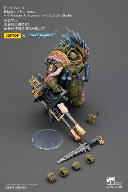 JoyToy WH40K Death Guard Blightlord Terminator Squad