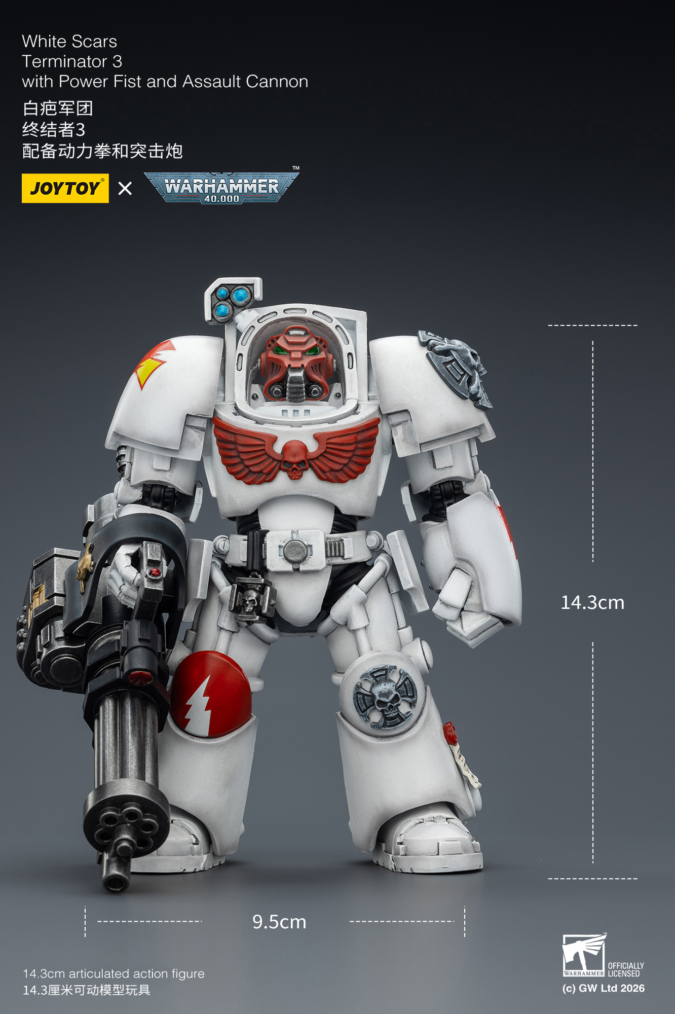 JoyToy WH40K White Scars Terminator Squad