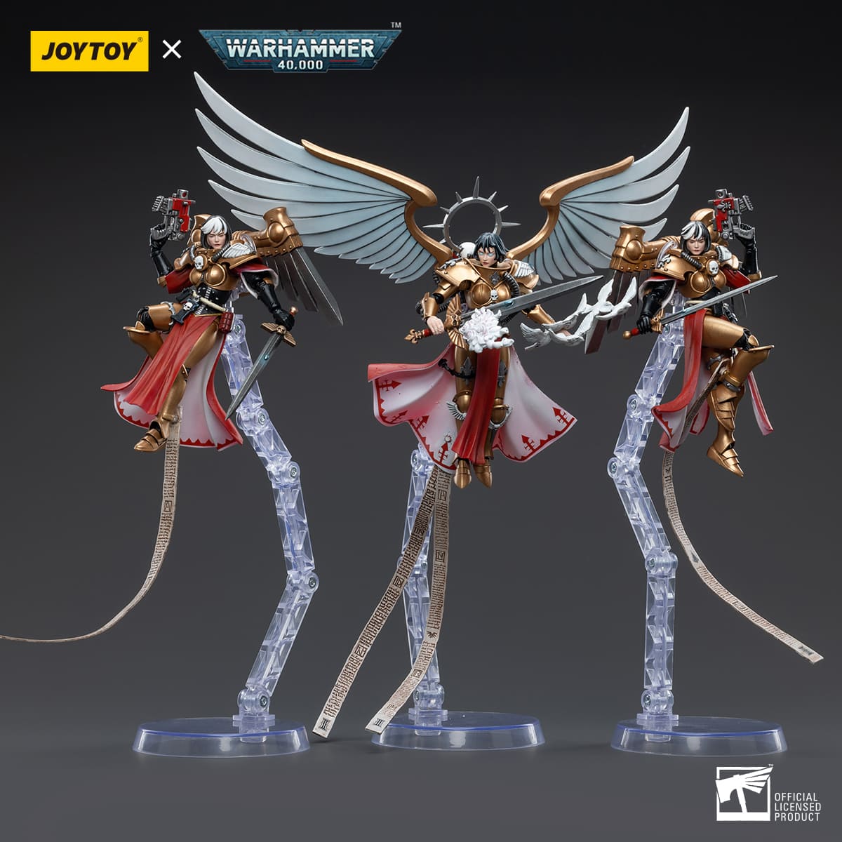 JoyToy WH40K Adepta Sororitas Celestine The Living Saint Set of 3