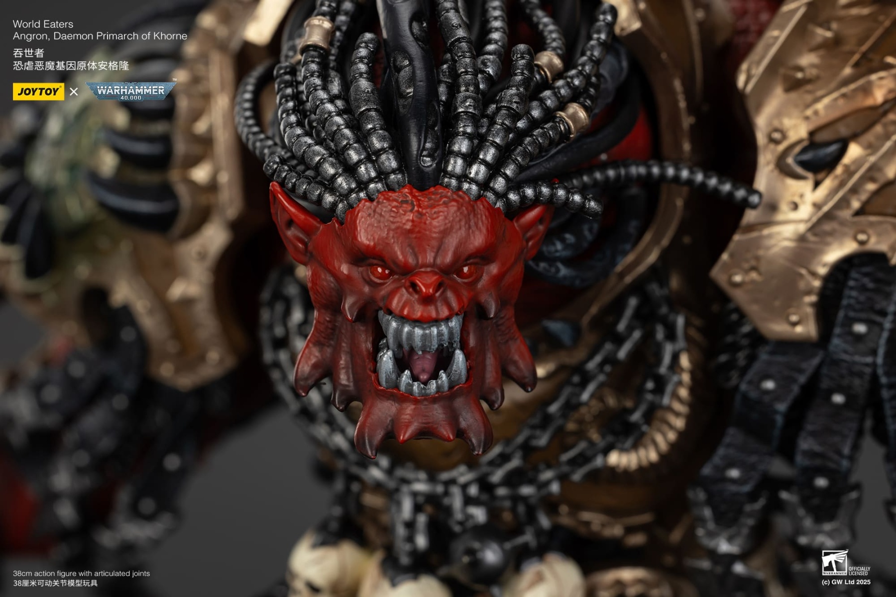 JoyToy WH40K World Eaters Angron, Daemon Primarch of Khorne