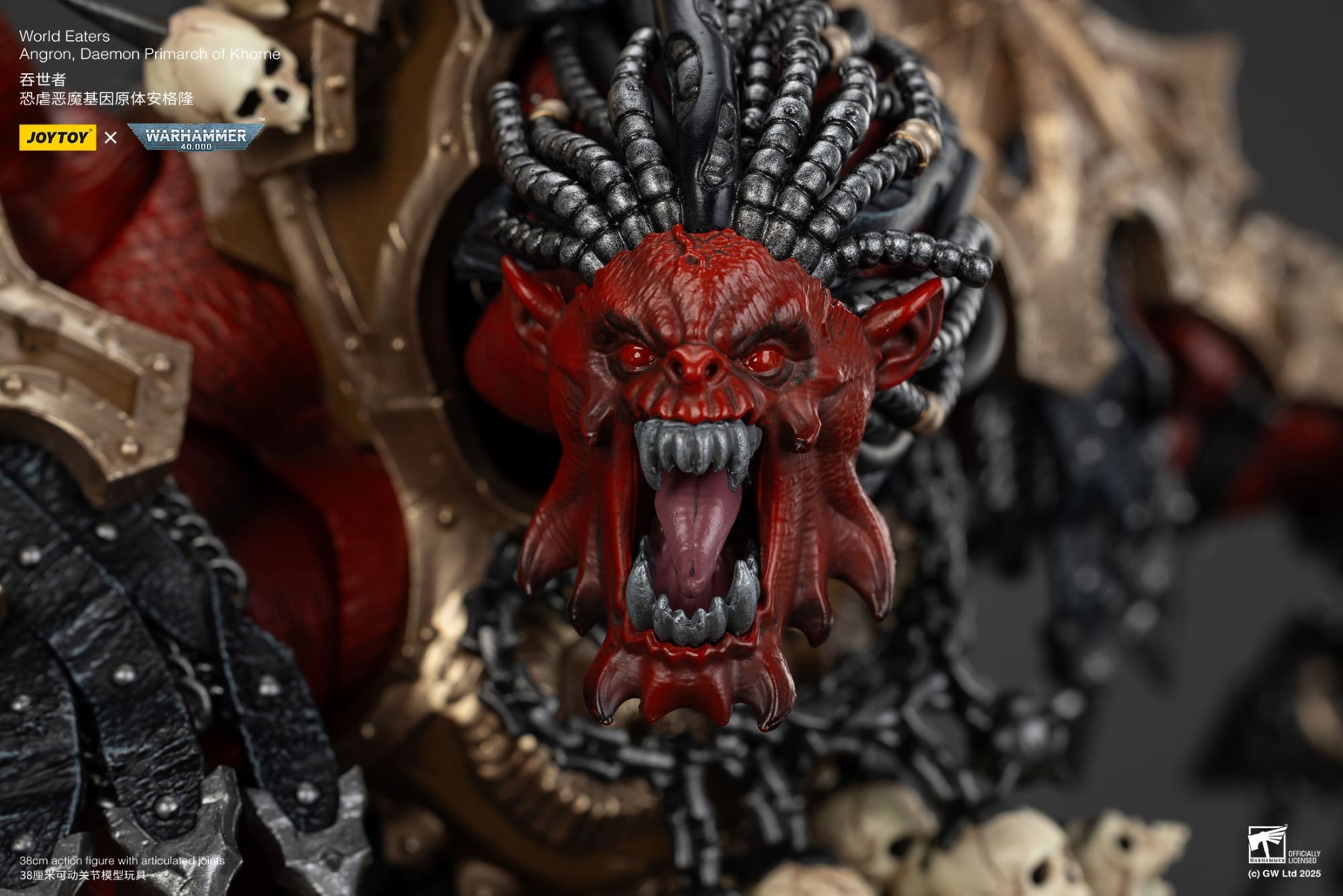 JoyToy WH40K World Eaters Angron, Daemon Primarch of Khorne