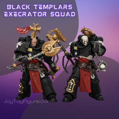 JoyToy WH40K Space Marines Black Templars Execrator Squad