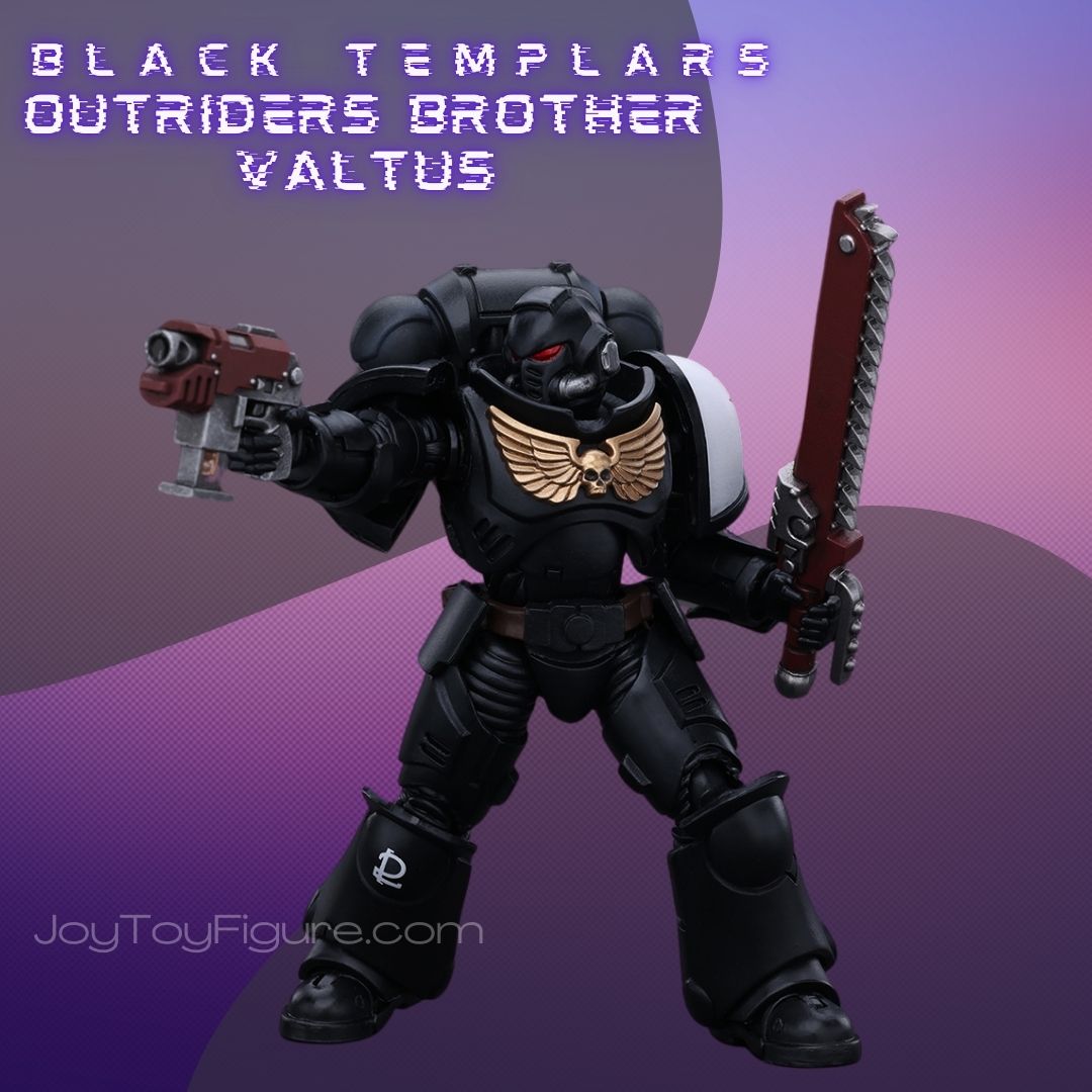 JoyToy WH40K Space Marines Black Templars Outrider Valtus