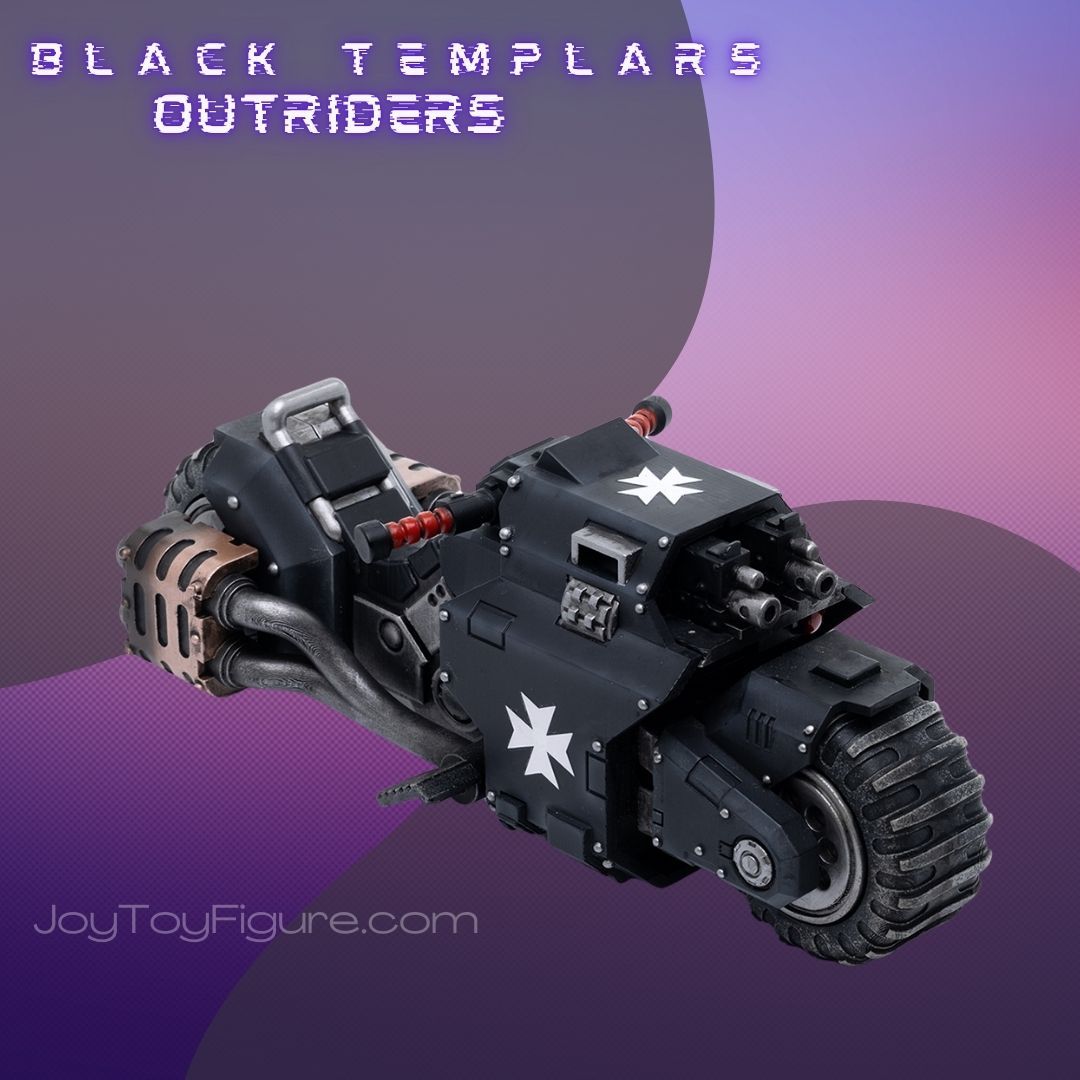 JoyToy WH40K Space Marines Black Templars Outrider Valtus