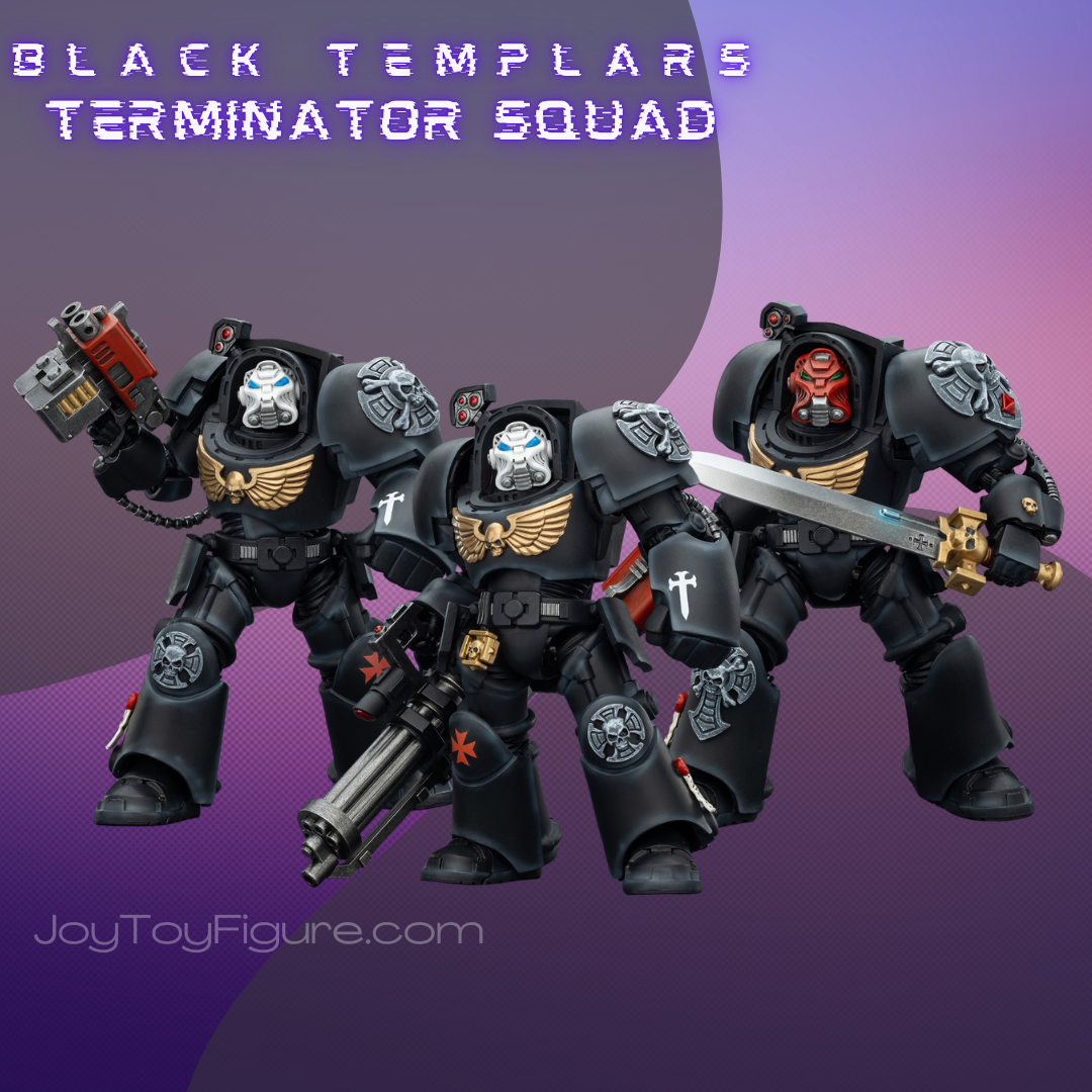 JoyToy WH40K Space Marines Black Templars Terminator Squad
