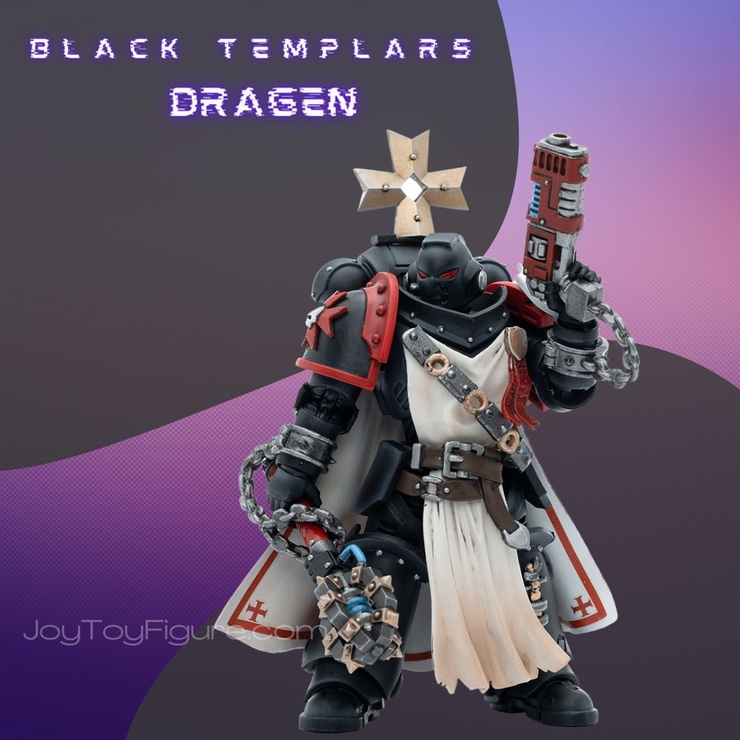 JoyToy WH40K Black Templars Sword Brethren Brother Dragen – Joytoy