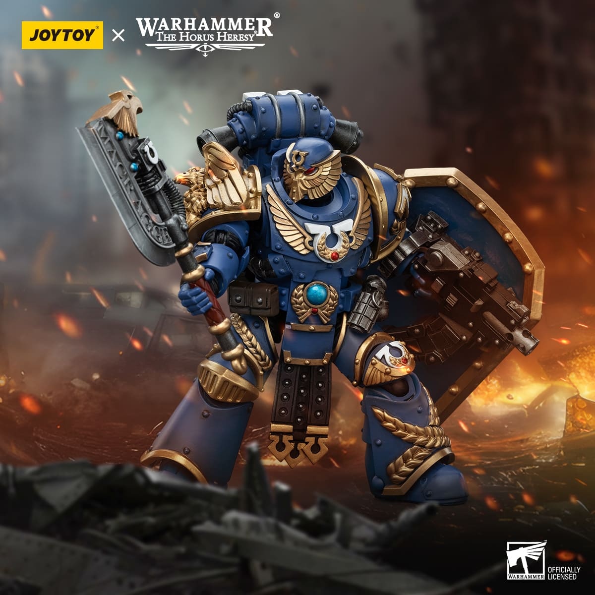 JoyToy WH40K Ultramarines Invictarus Suzerain Squad
