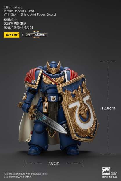 JoyToy WH40K Ultramarines Victrix Honour Guard with Storm Shield And Power Sword