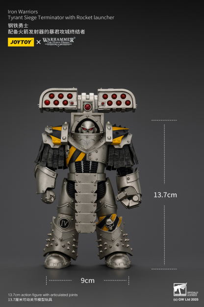 JoyToy WH40K MKIII lron Warriors Tyrant Siege Terminator Squad