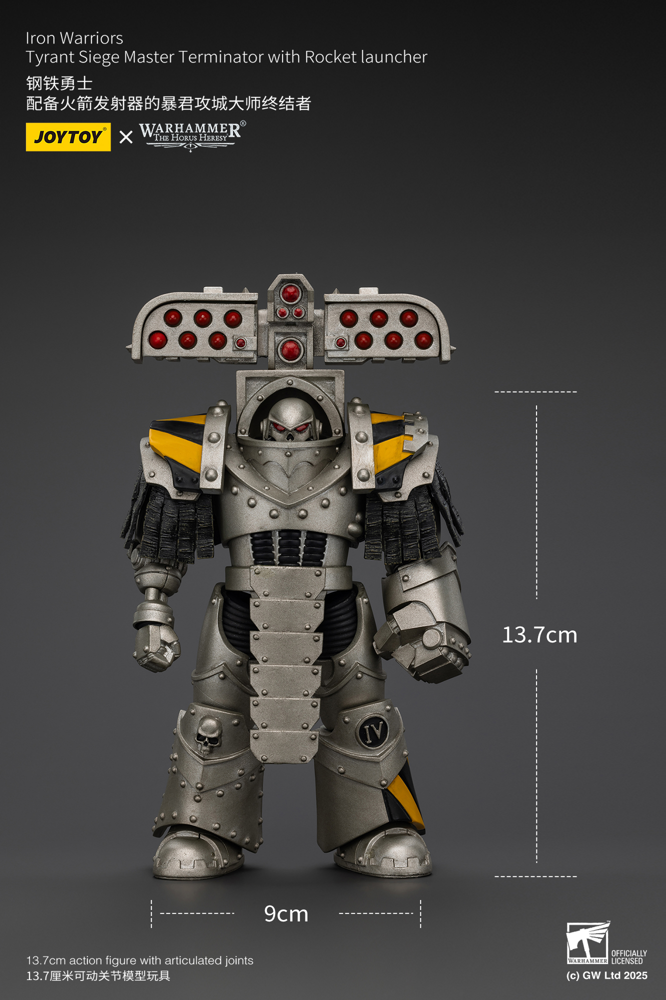 JoyToy WH40K MKIII lron Warriors Tyrant Siege Terminator Squad