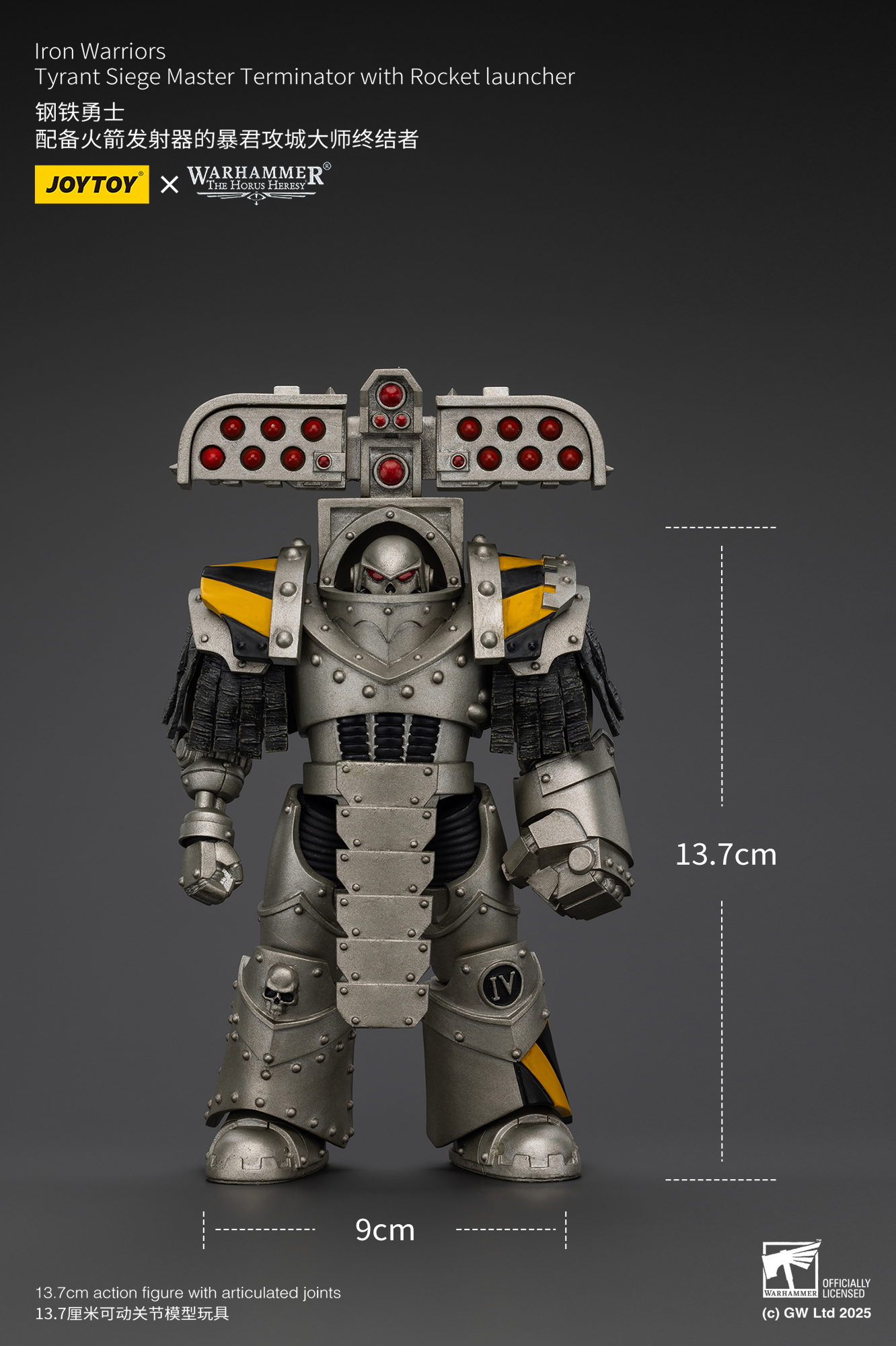 JoyToy WH40K MKIII lron Warriors Tyrant Siege Terminator Squad