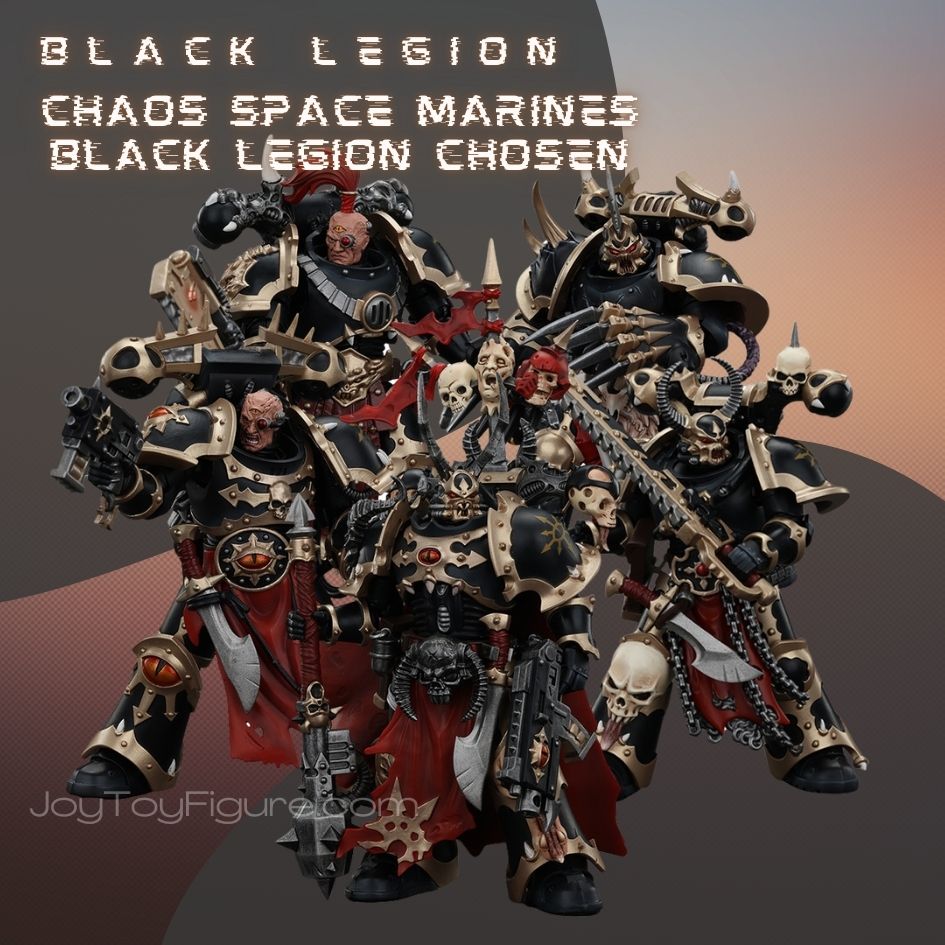 JoyToy WH40K Chaos Space Marines Black Legion Chosen – Joytoy