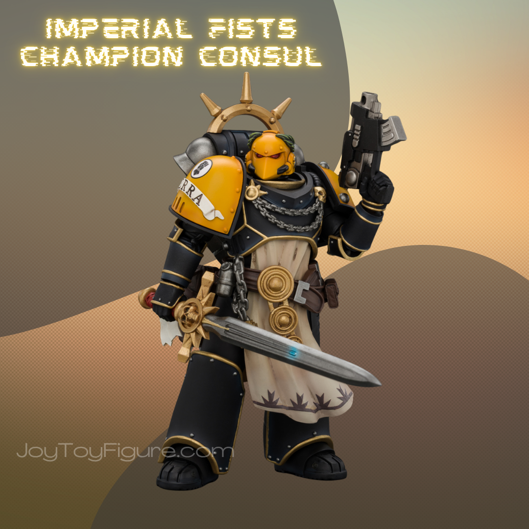 JoyToy Warhammer The Horus Heresy Imperial Fists Champion Consul with Combi-Melta and Power Sword