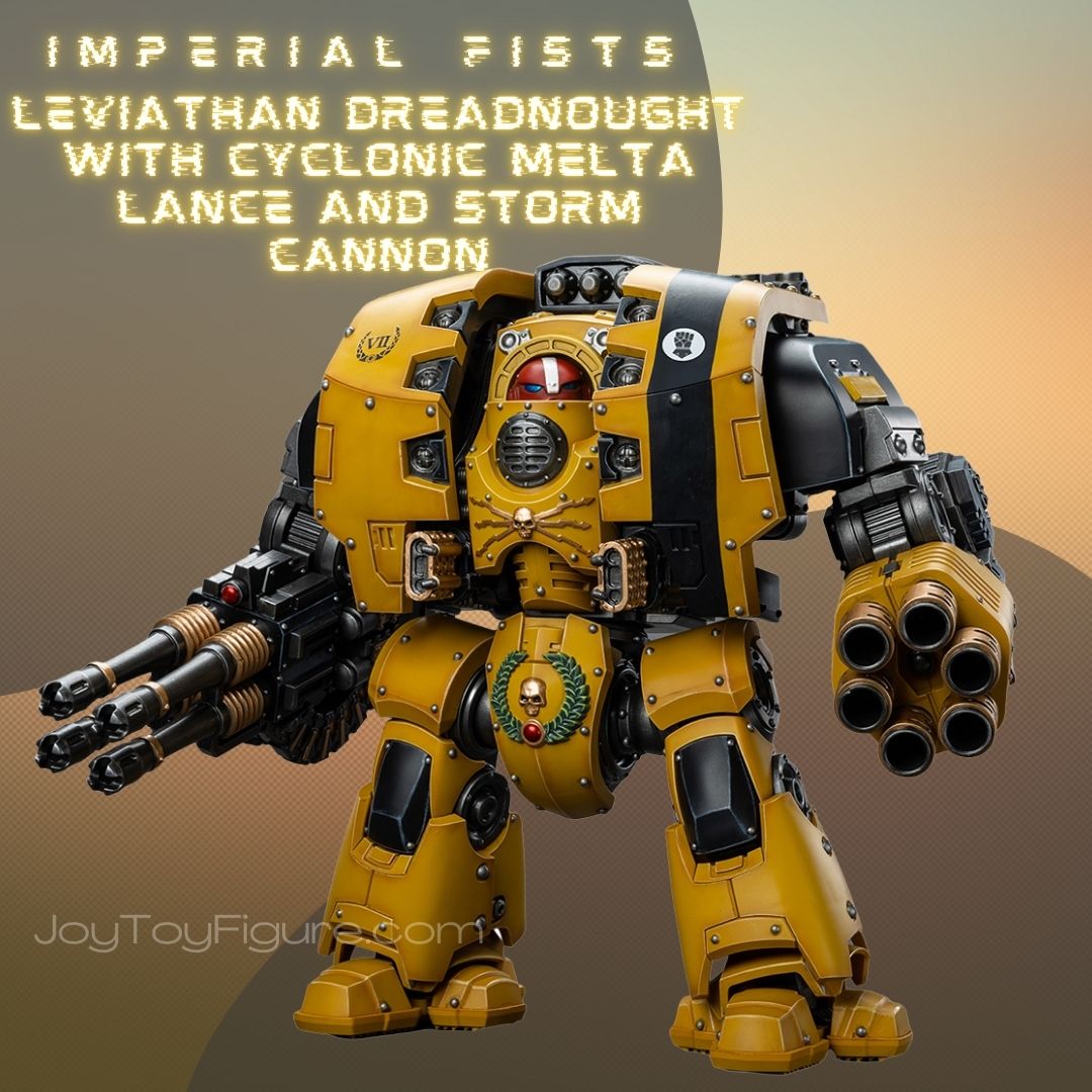 JOYTOY WH40K Imperial Fists Leviathan Dreadnought with Cyclonic
