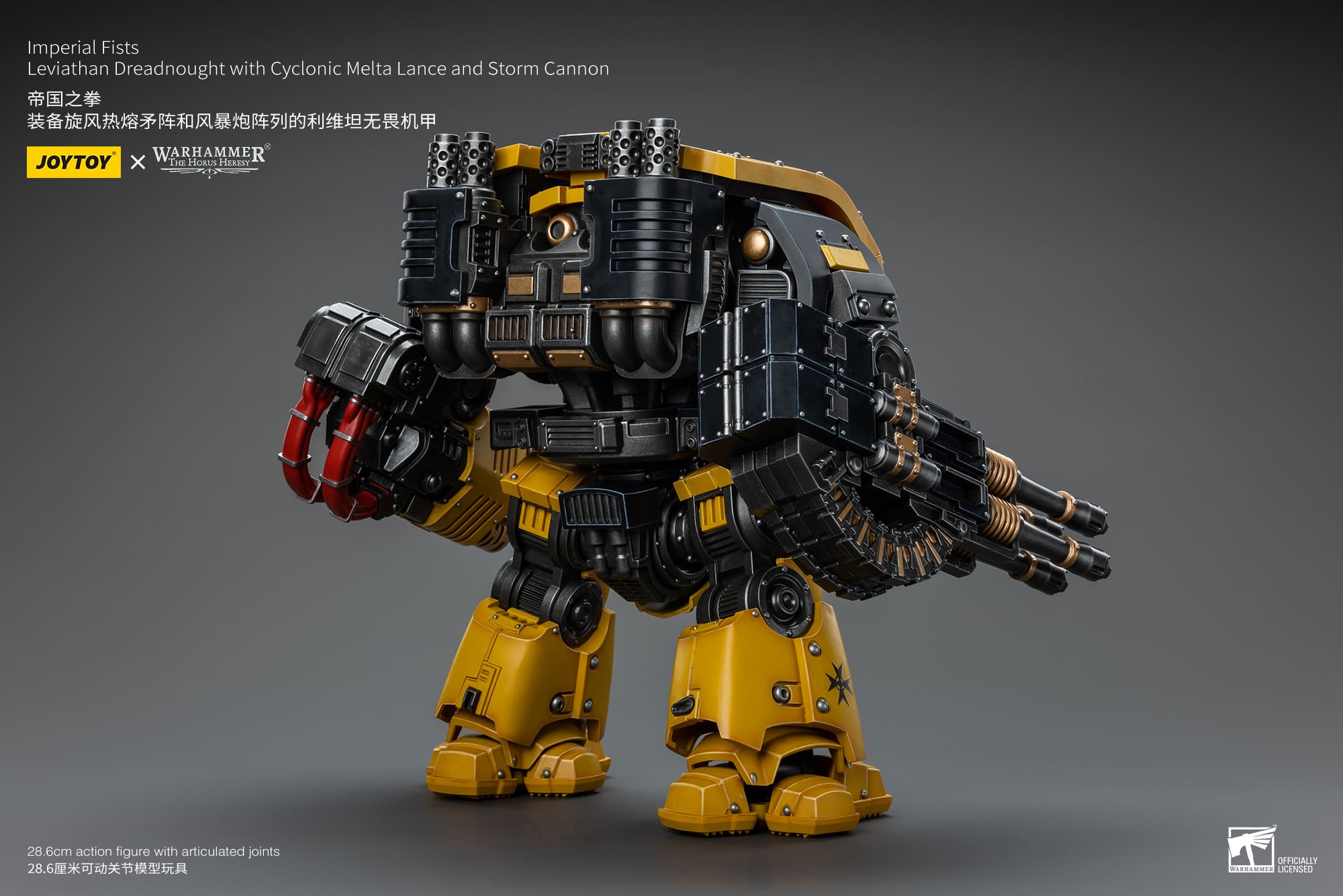 JOYTOY WH40K Imperial Fists Leviathan Dreadnought with