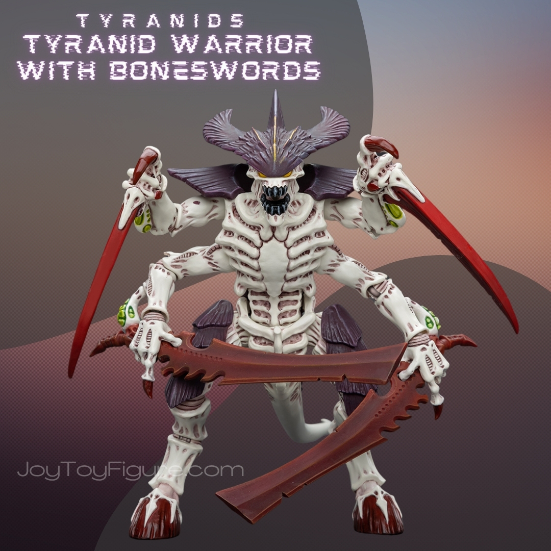 JoyToy WH40K Tyranids Hive Fleet Leviathan Tyranid Warrior with