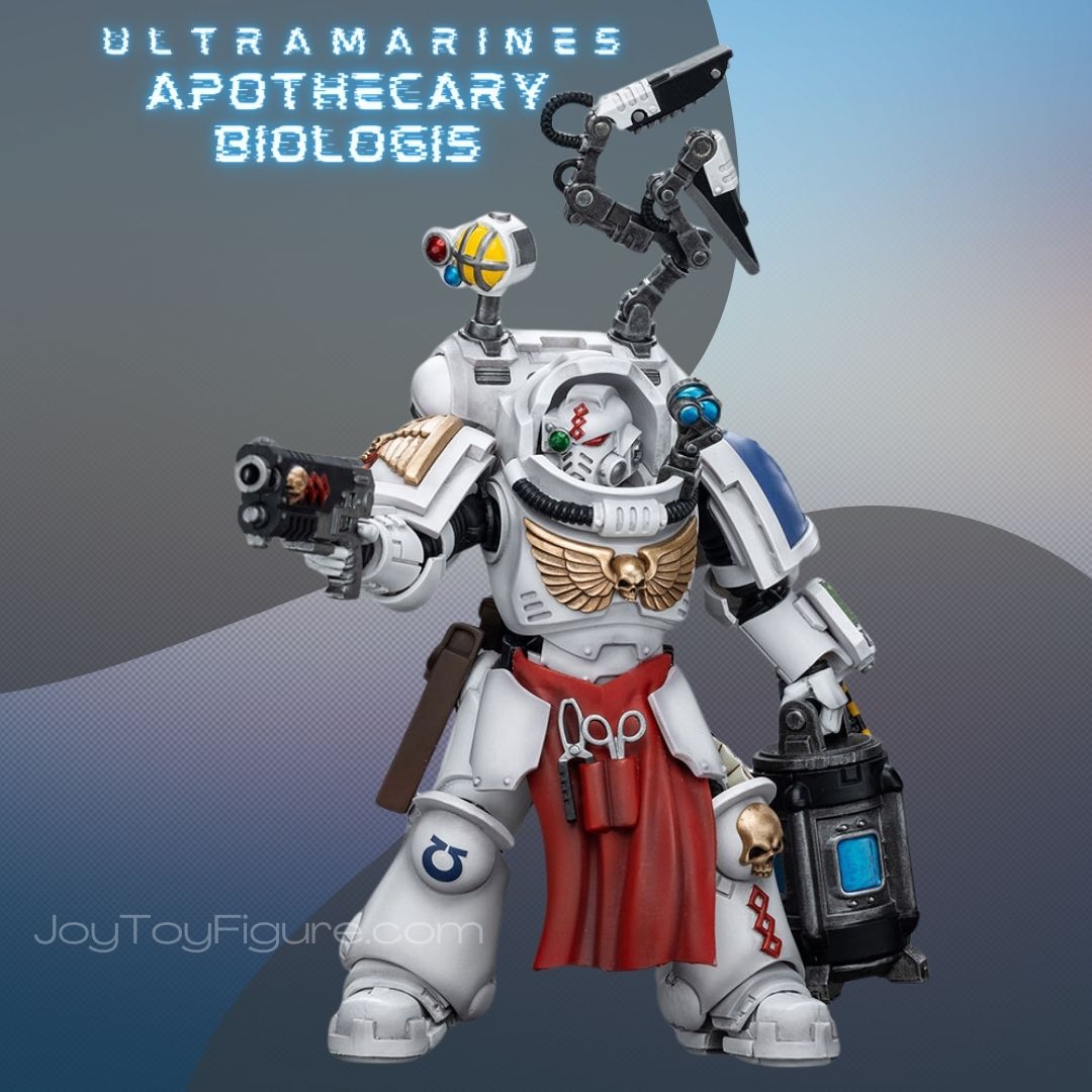 JoyToy WH40K Ultramarines Apothecary Biologis