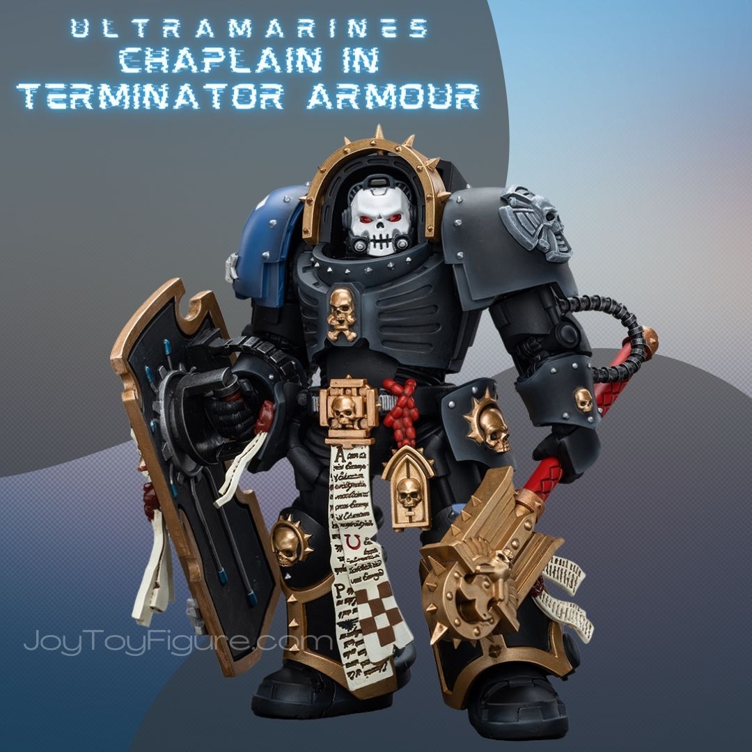 JoyToy WH40K Ultramarines Chaplain in Terminator Armour