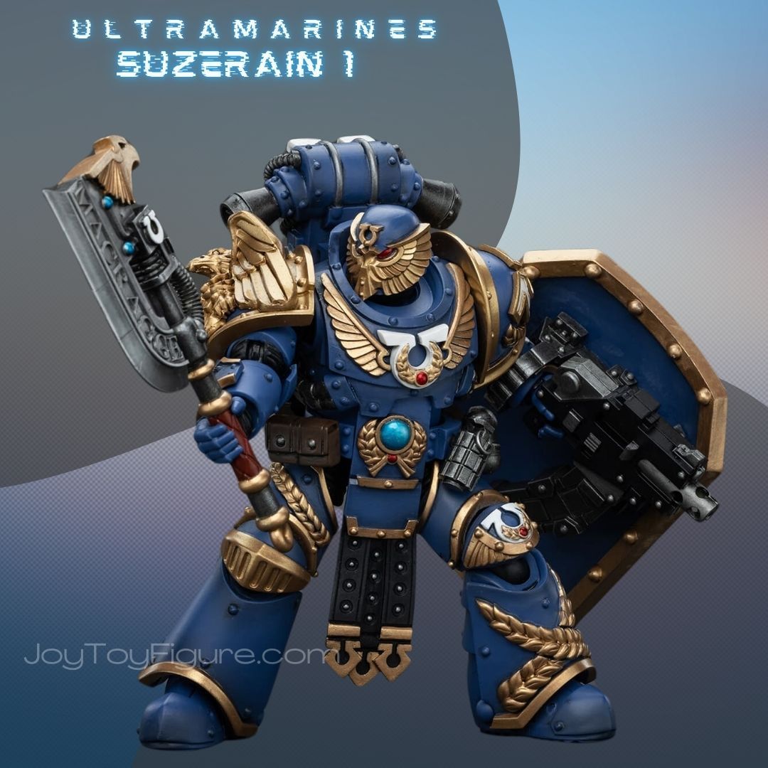 JoyToy WH40K Ultramarines Invictarus Suzerain Squad Suzerain 1
