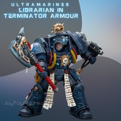 JoyToy WH40K Ultramarines Librarian in Terminator Armour