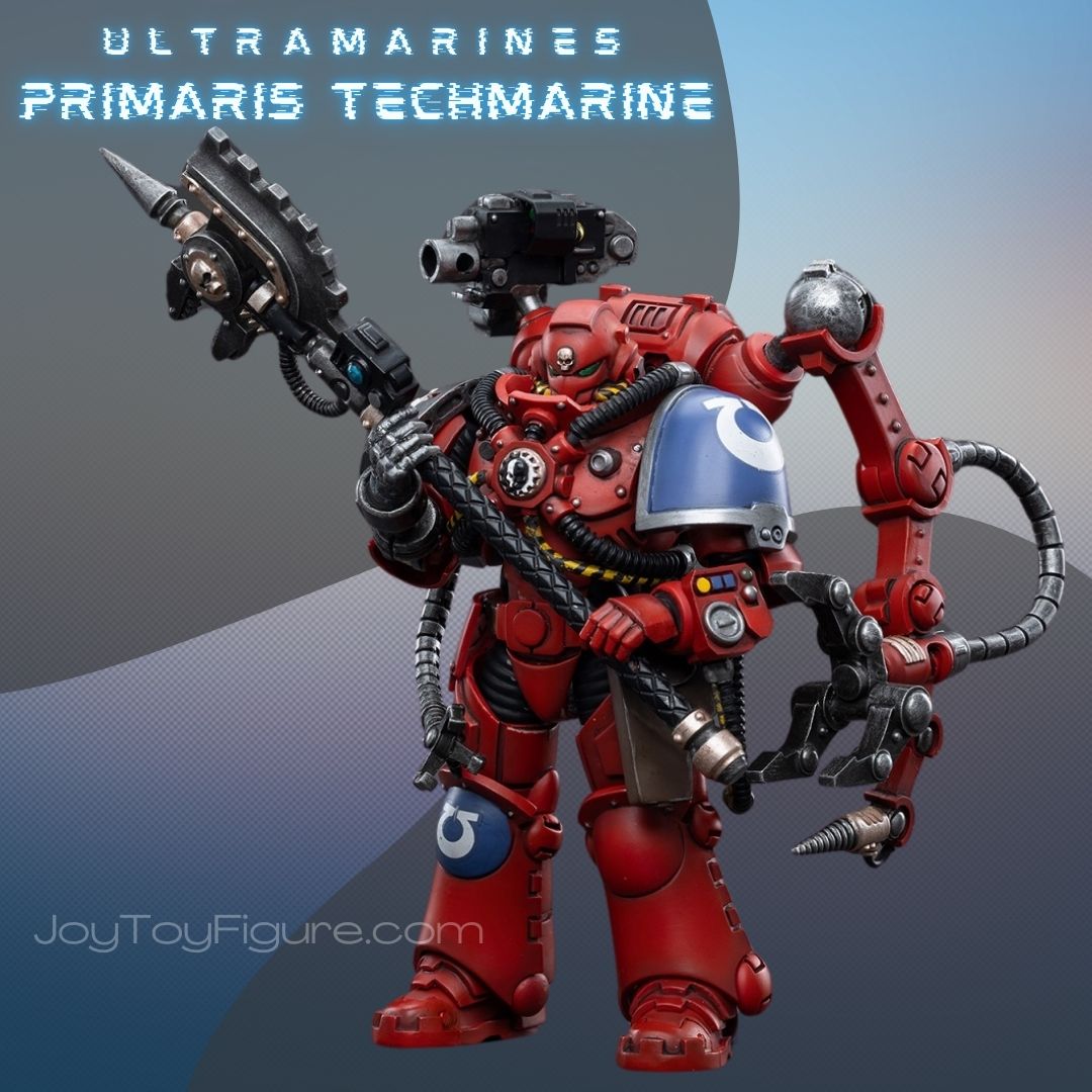 JoyToy WH40K Space Marines Ultramarines Primaris Techmarine