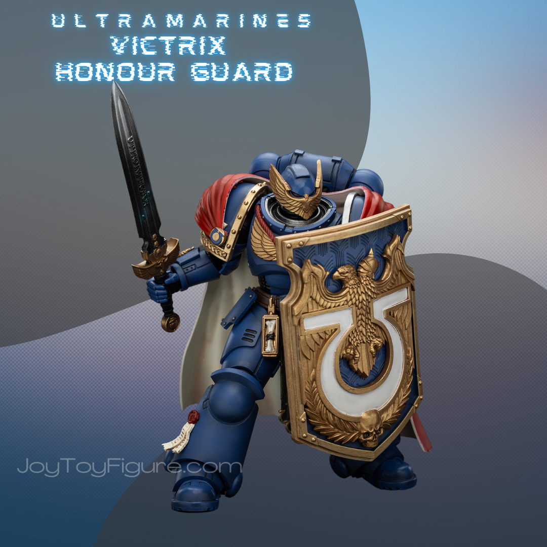 JoyToy WH40K Ultramarines Victrix Honour Guard with Storm Shield And Power Sword