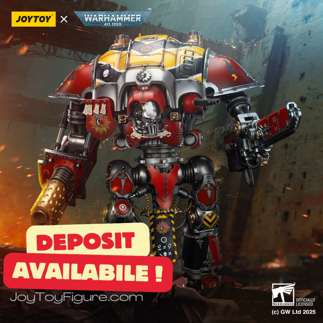 JOYTOY Imperial Knights House Raven Knight Errant WH40K