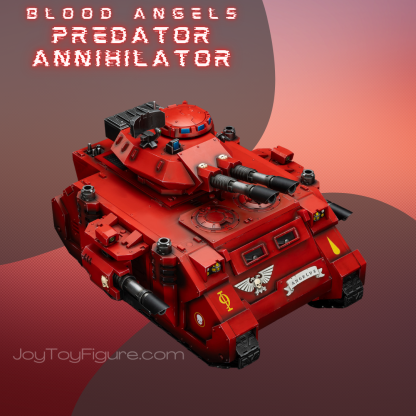 JoyToy WH40K Blood Angels Predator Annihilator with Twin Lascannons
