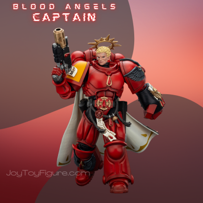 JoyToy WH40K Blood Angels Captain with Inferno Pistol & Power Fist