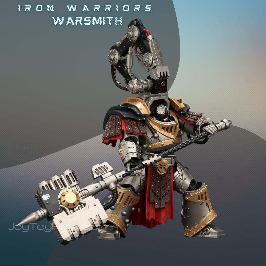 JoyToy Warhammer The Horus Heresy Iron Warriors Warsmith with Graviton Crusher Hammer