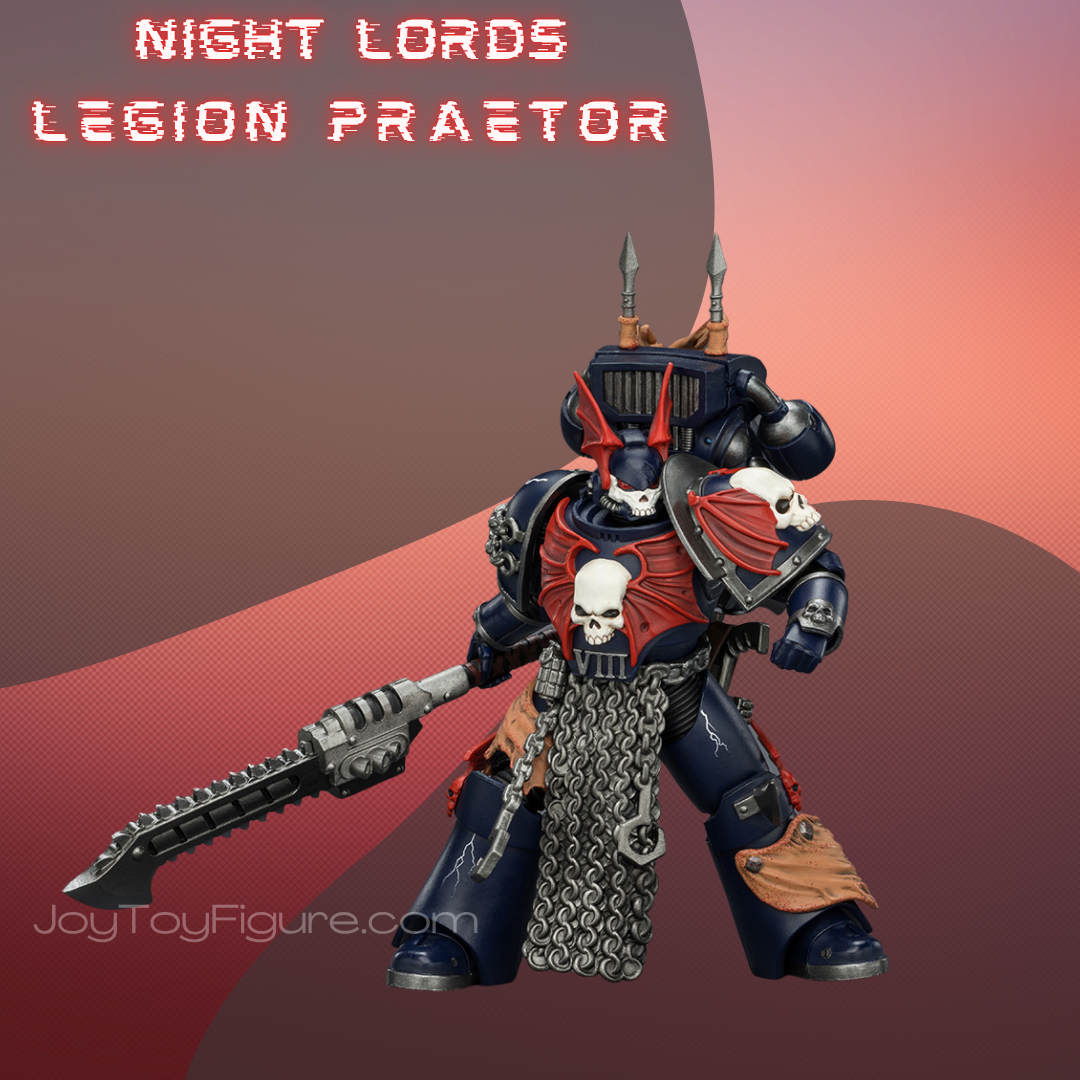 JoyToy Warhammer The Horus Heresy Night Lords Legion Praetor with Jump Pack