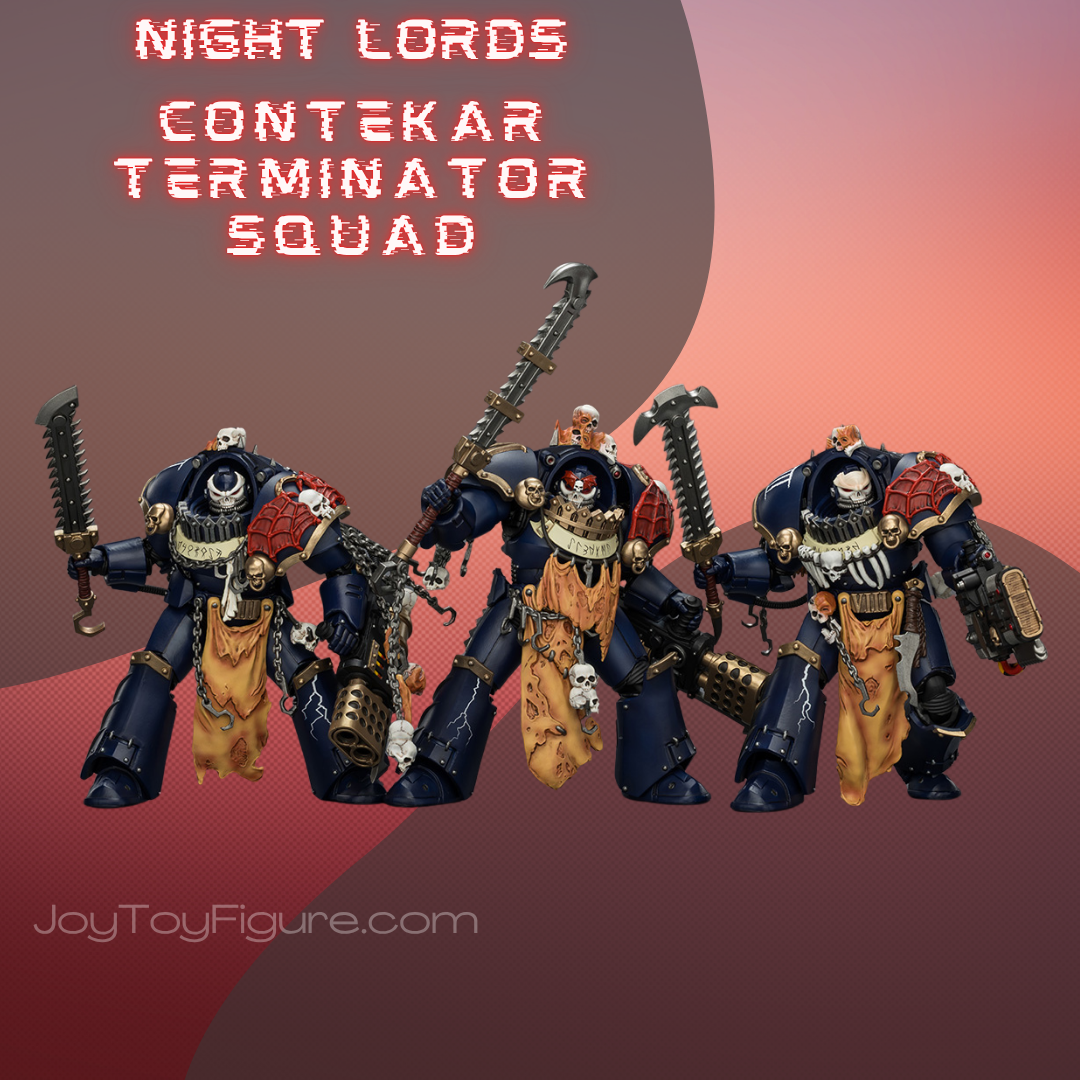 JoyToy Warhammer The Horus Heresy Night Lords Contekar Terminator Squad