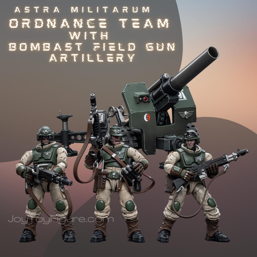 JOYTOY ウォーハンマー40K Astra Militarum JoyToy WH40K Astra Militarum Ordnance Team with Bombast