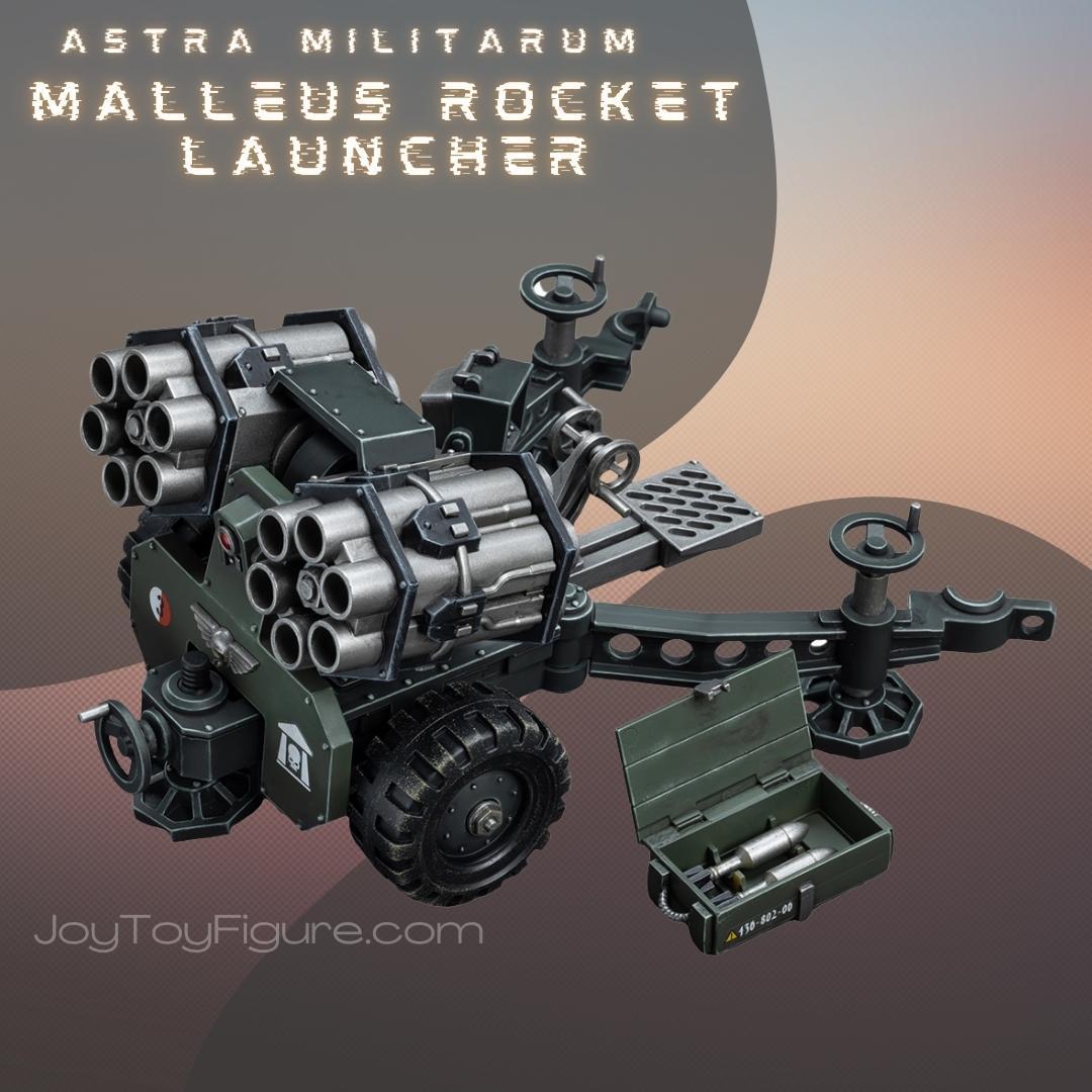 JoyToy WH40K Astra Militarum Ordnance Team with Malleus Rocket Launcher