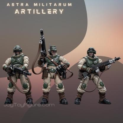 JoyToy WH40K Astra Militarum Ordnance Team with Bombast Field Gun