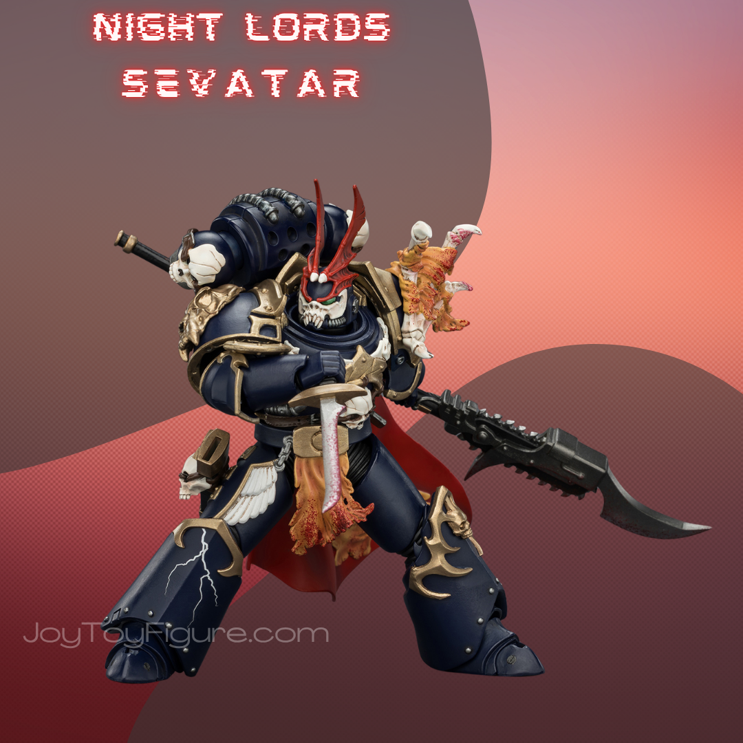 JoyToy Warhammer The Horus Heresy Night Lords Sevatar, First Captain of the Night Lords The Prince of Crows