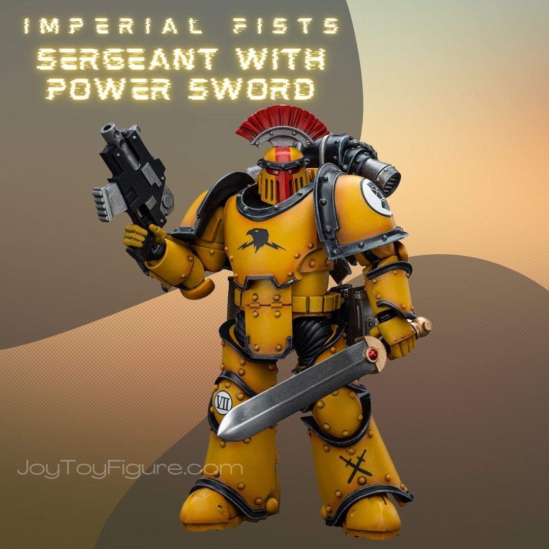 JoyToy WH40K Imperial Fists Legion MKIII Tactical Squad Set of 4