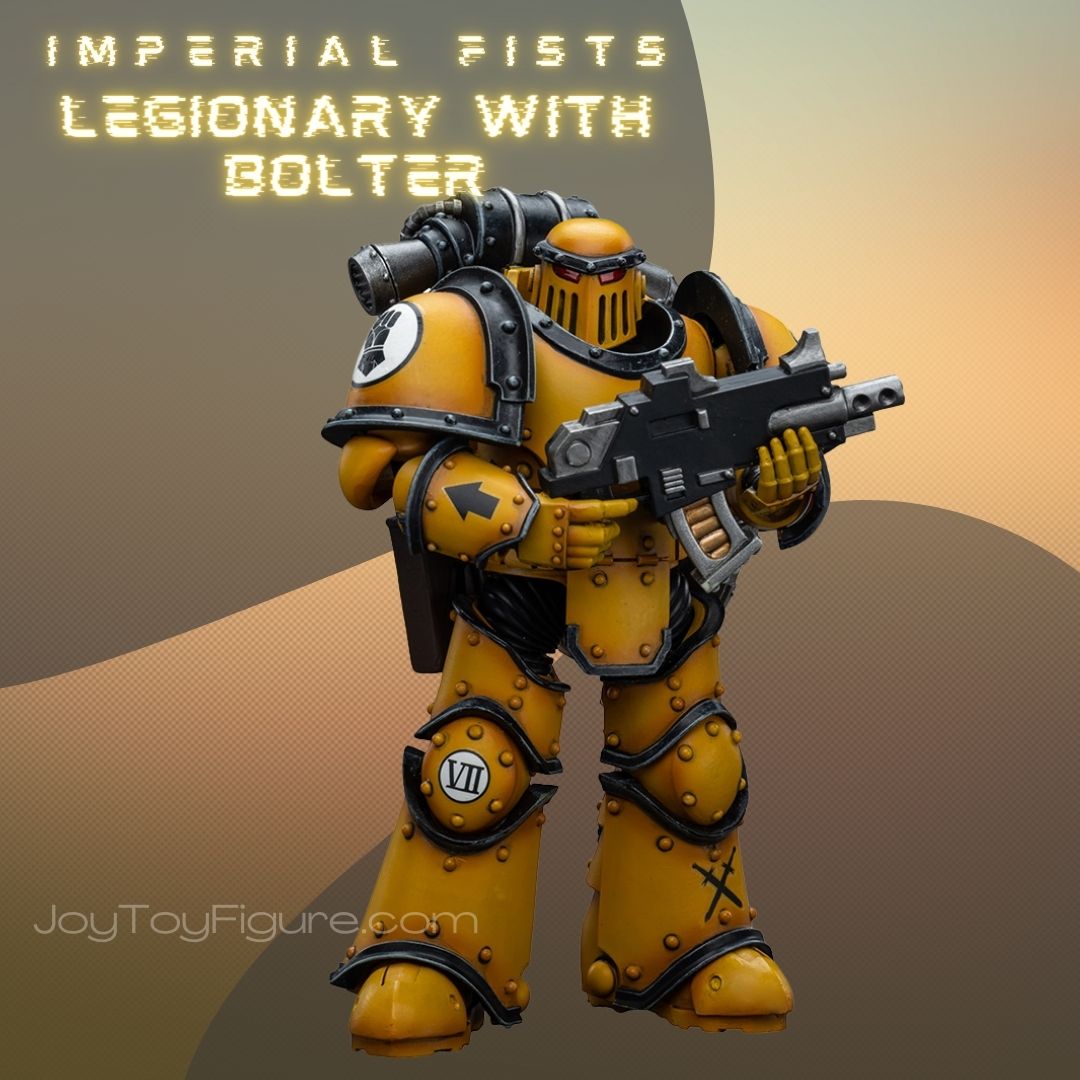 JoyToy WH40K Imperial Fists Legion MKIII Tactical Squad Legionary with Bolter