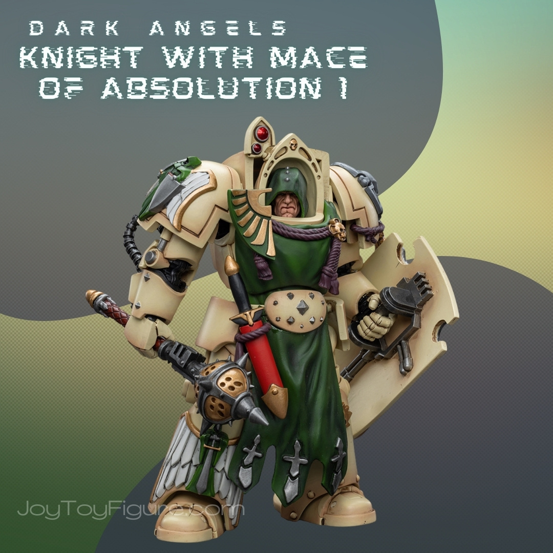 JoyToy WH40K Dark Angels Deathwing Knight with Mace of Absolution