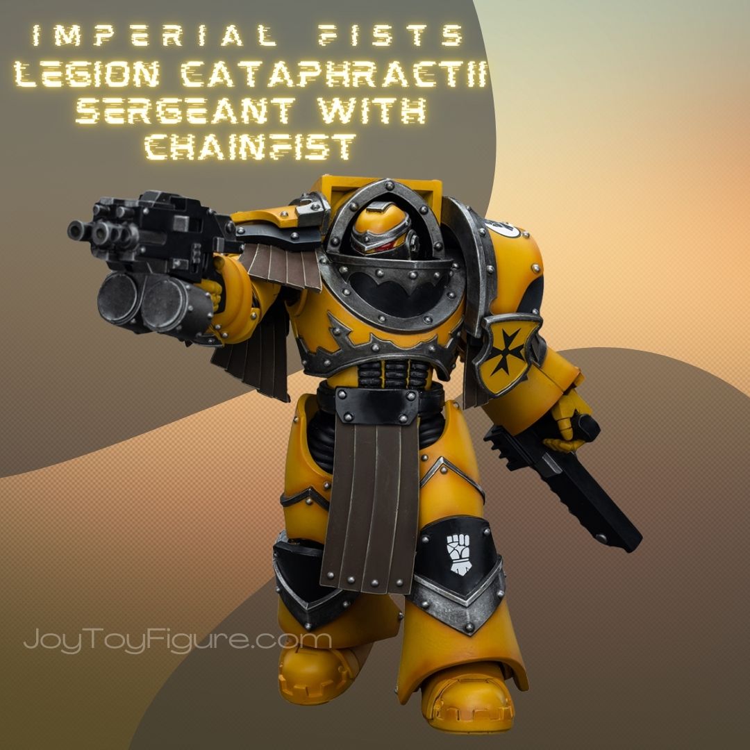 JOYTOY WH40K Imperial Fists Legion Cataphractii Terminator Squad