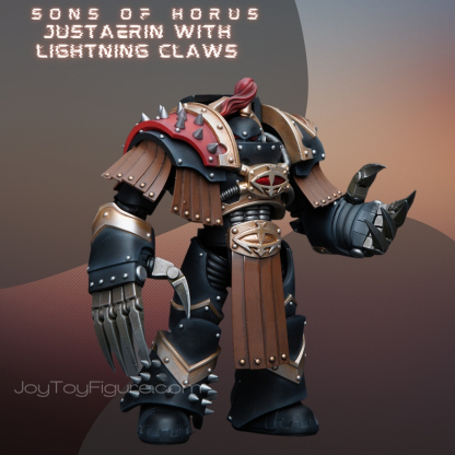 JOYTOY WH40K Sons of Horus Justaerin Terminator Squad Justaerin with Lightning Claws