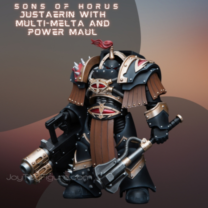 JOYTOY WH40K Sons of Horus Justaerin Terminator Squad Justaerin with Multi-melta and Power Maul