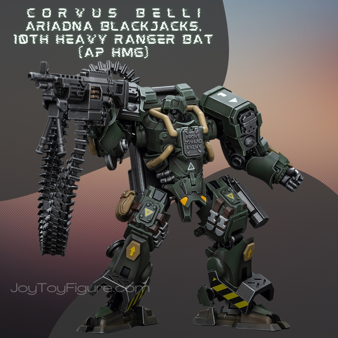 JOYTOY Infinity Corvus Belli Ariadna Blackjacks, 10th Heavy Ranger Bat (AP HMG)